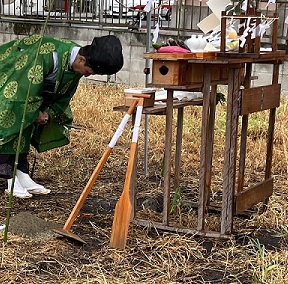【平屋新築】9月吉日地鎮祭が執り行われました